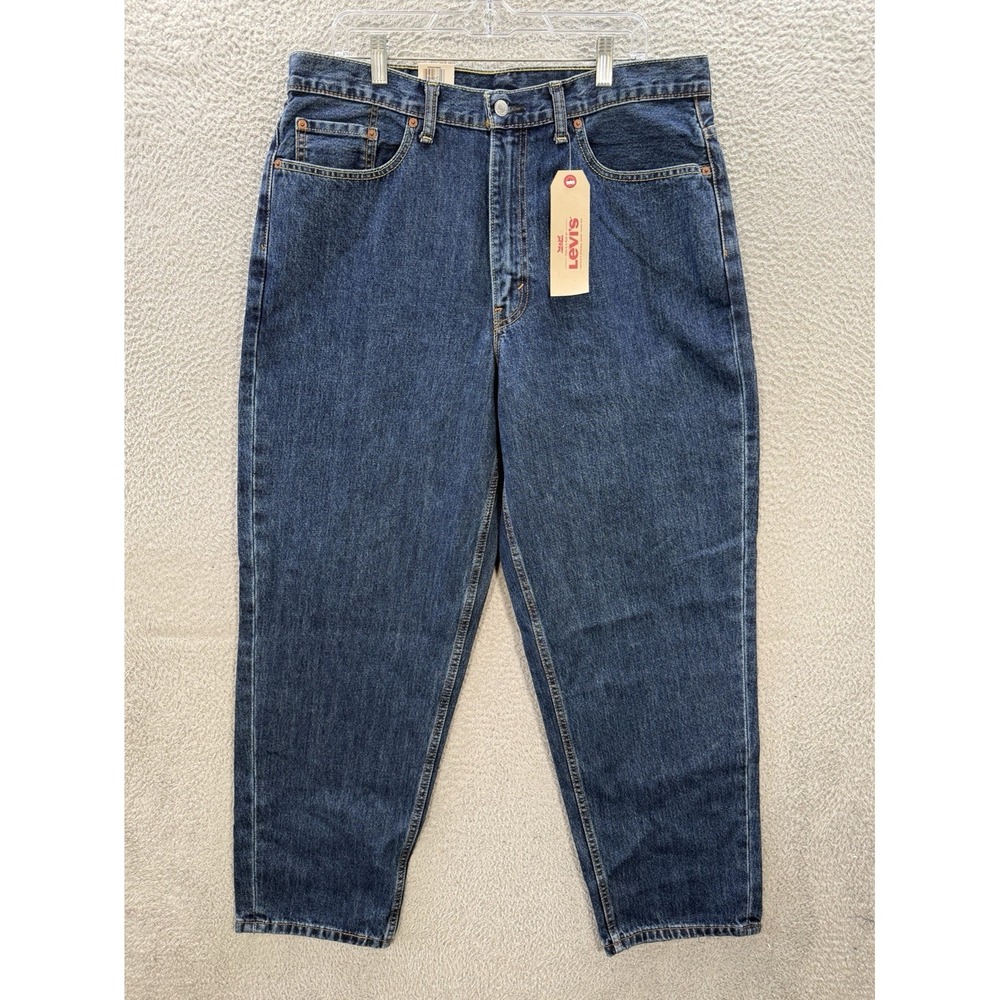 Levis 560 Jeans Mens 38x32 Blue Denim Comfort Fit Relaxed Workwear Grunge NEW